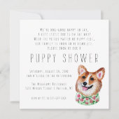 Neue Welpe | Einladung zur Welpendusche (Vorderseite)