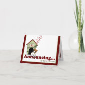 Neue Welpe [Hund] Ankündigung (Vorderseite)