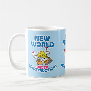 Neue Welt im Aufbau - JW-Freiwilliger Kaffeetasse