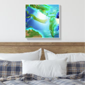 Neue Welt Leinwanddruck (Insitu (Schlafzimmer))