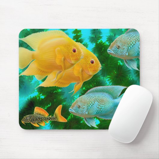 Neue WeltCichlids Mousepad (Mit Mouse)