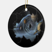 Neue Welten Keramikornament (Links)