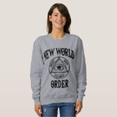 Neue Weltordnung Illuminati Sweatshirt (Vorne ganz)