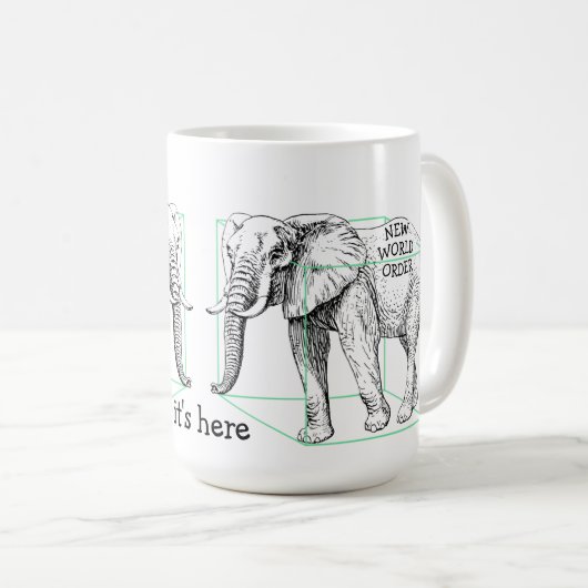 Neue Weltordnung Kaffeetasse (VorderseiteRechts)