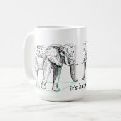 Neue Weltordnung Kaffeetasse (Vorderseite Links)