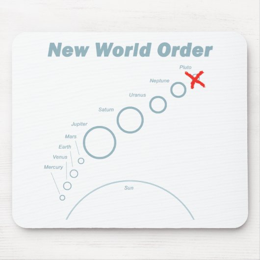 Neue Weltordnung Mousepad (Vorne)