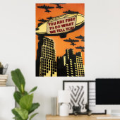 Neue Weltordnung Poster (Heimbüro)