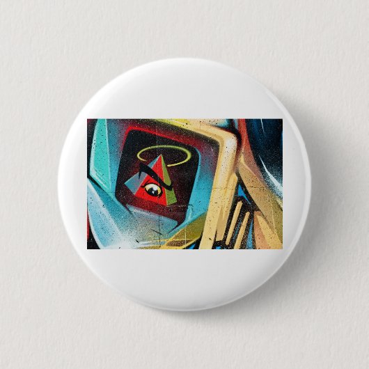 Neue Weltordnungs-Graffiti Button (Vorderseite)