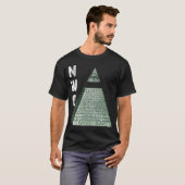 Neue Weltordnungs-Pyramide T-Shirt (Vorne ganz)