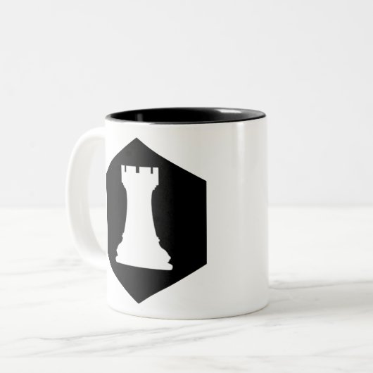 Neue White Rook Tasse (Vorderseite Links)