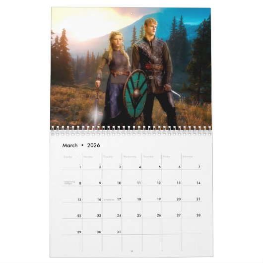Neue Wikinger Abenteuer Kalender (Mär 2026)