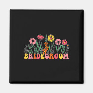 Neue Wildblume Bräutigam erster Geburtstag & Amp; Magnet