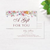 Neue Wildblumen Geschenkkarte (Schreibtisch)