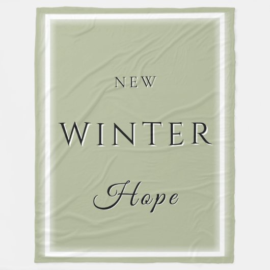 Neue Winterhope Fleecedecke (Vorderseite)