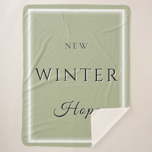 Neue Winterhope Sherpadecke (Vorderseite)