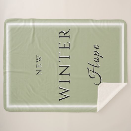 Neue Winterhope Sherpadecke (Vorderseite (Horizontal))