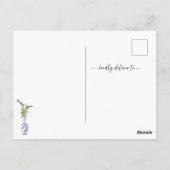 Neue Wohnadresse Postkarte (Rückseite)