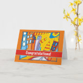 Neue Wohnung in der Stadt Karte (Gelbe Blume)