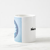 Neue Wolkenkratzer-Wolkenkratzer im runden Kaffee  Kaffeetasse (Mittel)