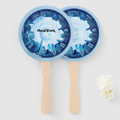 neue Wolkenkratzer-Wolkenkratzer in Rundform Fächer (Vorne und Hinten)