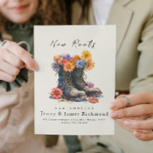 Neue Wurzeln - Neue Adresse I Schuhe und Blume