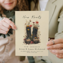 Neue Wurzeln - neue Adresse mit Wurzeln Ankündigung