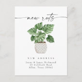 Neue Wurzeln Wir haben neue Zuhause-Postkarte vers Postkarte (Vorderseite)