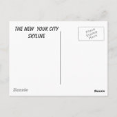neue York Skyline Postkarte (Rückseite)