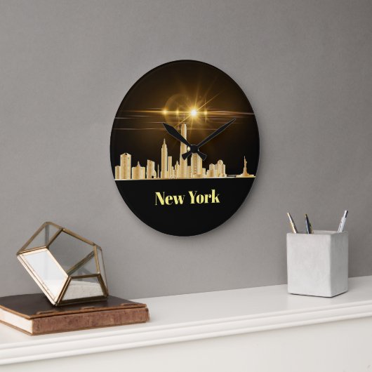 neue york skyline wall uhr (Büro)