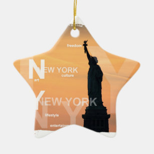Neue york Stadt jede Statue der Freiheit usa Keramik Ornament