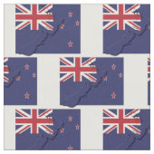 NEUE ZEALAND Flag Map-Kontur Stoff (Nahaufnahme)