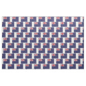 NEUE ZEALAND Flag Map-Kontur Stoff (Fat Quarter (45,7 x 55,9 cm))