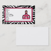 Neue Zebra-Logo-Karte Visitenkarte (Vorne/Hinten)