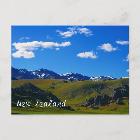neue Zeeland-Landschaft Postkarte (Vorderseite)
