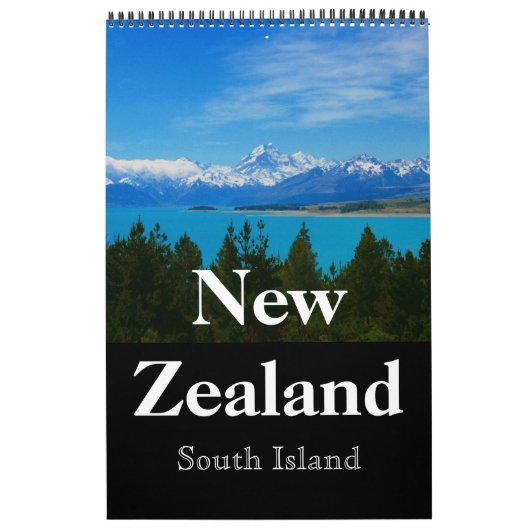 neue Zeeland-Südlandschaft Kalender (Titelbild)