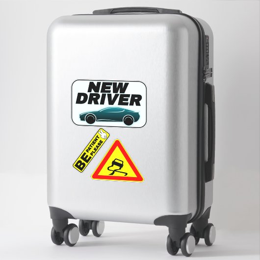 Neue Zeichen für Studierende - Bitte geben Sie dem Aufkleber (Koffer)