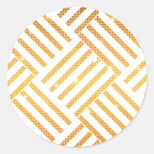 Neue Zeile 3 Runder Aufkleber