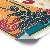 Neue Zeitung "Vintag Art Nouveau" Poster (Ecke)