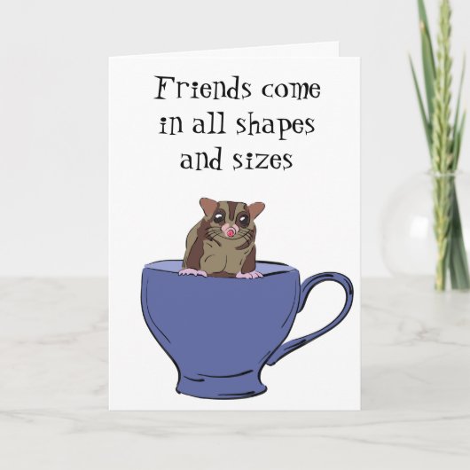 Neue Zuckerkleidung Glider Kundenwunsch Karte (Vorderseite)