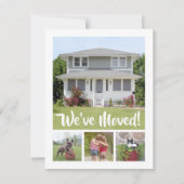 Neue Zuhause 5 Foto Änderung der Adresse, die wir  Ankündigung (Vorderseite)