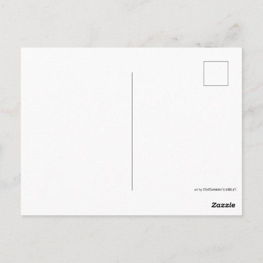 Neue Zuhause Address Moving Ankündigung Niedlich H Postkarte (Rückseite)