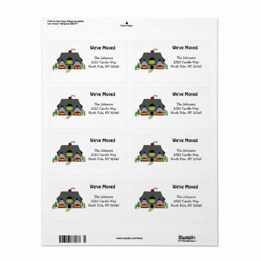 Neue Zuhause-Adresse (Vorne)