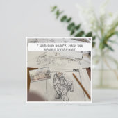 Neue Zuhause-Adresse Ankündigung (Stehend Vorderseite)