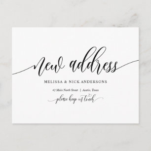 Neue Zuhause-Adresse, Ankündigung "Umzug" Postkarte