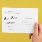 Neue Zuhause-Adresse , Ankündigung verschieben Pos