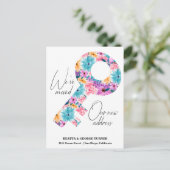 Neue Zuhause-Adresse, Ankündigung verschieben Post (Stehend Vorderseite)