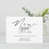 Neue Zuhause-Adresse Einladung (Stehend Vorderseite)