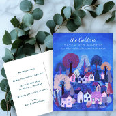 Neue Zuhause-Adresse Moving Niedlich Country Villa Postkarte