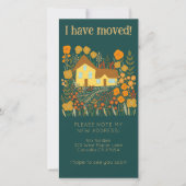 Neue Zuhause-Adresse Niedlich Bauernhof Baumfreie Save The Date (Vorderseite)