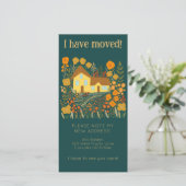 Neue Zuhause-Adresse Niedlich Bauernhof Baumfreie Save The Date (Stehend Vorderseite)